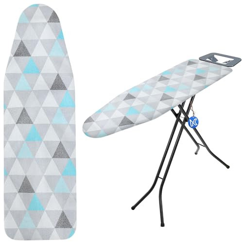 KADAX Copriasse da stiro con coulisse, pratico copriasse da stiro per ferro da stiro a vapore, copriasse da stiro regolabile (triangoli XL)