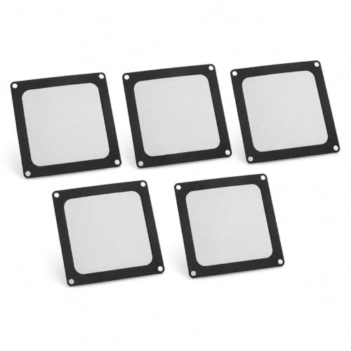 Elprico 90mm X 90mm PC Case Dust Mesh Filter,Dustproof Magnetic Dust Filter Cover, PC Mesh Grill with Magnetic Frame Strip Computer Cooler Fan Dust Filter for Computer PC Case