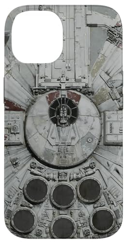 Star Wars Millennium Falcon Close Up Grey Hülle für iPhone 14