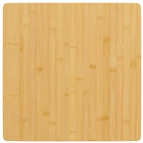 ZEYUAN Tischplatte 50x50x1,5 cm Bambus, Arbeitsplatte, Waschtischplatte, Bürotischplatte