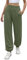 ATHMILE Damen-Jogginghose mit hoher Taille, Workout, aktive Jogginghose, Baggy-Loungehose, Graugrün, Groß