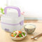 Reiskocher klein & Bento-Box 200W Reise Reiskocher 1L Mini Tragbare multifunktionaler für 1-2 Personen Mini Rice Cooker mit Warmhaltefunktion für Home Office Dorm