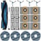 BUXEBUX Replacement Parts, for eufy X10 Pro Omni Robot Vacuum Accessories Kit, Cleaner Inclue 1 Roller Brush with Bristles, 6 Dust Bags, 4 Side Brushes, 4 Hepa Filters, 4 Mop Pads