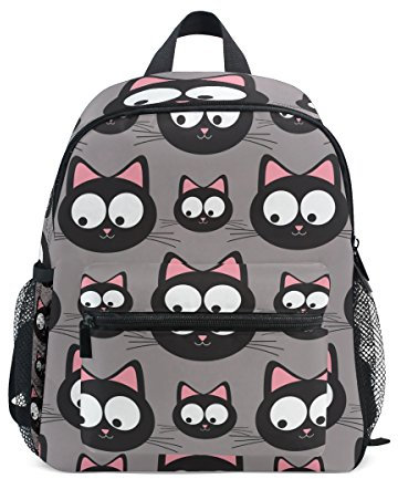 GZYWLKJ Kinder-Rucksack, lustige Katzen, Kritzeleien, Kindergartentaschen für Vorschulkinder, merhfarbig, Einheitsgröße