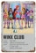 HAMAQAA Winx Club 2004 Wanddekoration, Kunst, Metallblechposter, moderne Wohnkultur, Kunst, Metallposter, Hausbar, Laden, Dekorationen, Vintage-Schild, Geschenk, 30 x 20 cm