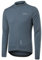 BERGRISAR Herren Fahrradtrikot Radtrikot Langarm für Frühling Herbst Rennrad MTB Mountainbike Trikots, Blau-grau, S