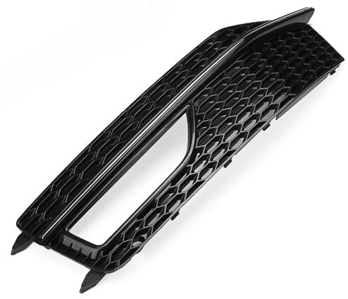 DSENNY for Audi A4 B8 S-Linie S4 2012 2013 2014 2015 Paar Glanz Schwarz Front Stoßstange Unteren Nebel Licht Grill Grille(Left)