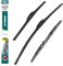 HEYNER® Scheibenwischer Set mit Heckscheibenwischer passend für OPEL CORSA C (09.2000-09.2006) HYBRID Flachbalkenwischer Front- und Heckwischer