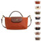eganten Mini-Umhängetasche in Farbblockoptik für Damen, quadratische Handtasche in Volltonfarbe mit verstellbarem Riemen, Schultertasche (Orange,One Size)