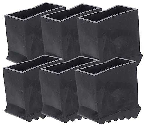 DOITOOL 6Pcs Ladder Feet Covers Non Slip Ladder Foot Caps Folding Ladder Safety Foot Mats Insulated Ladder Foot Protector for Stable Use