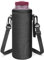 Linkidea Porte-bouteille d'eau avec sangle compatible avec les bouteilles d'eau Nalgene Sustain à large goulot de 1,4 l - En néoprène avec poignet et bandoulière - Noir