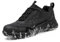 Waterproof Safety Shoes Men Lightweight Steel Toe Cap Trainers Women Non Slip Safety Trainers-Black-10 UK