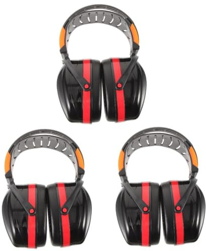 Angoily 3st Schalldichte Ohrenschützer Professionelle Kopfhörer Ohrstöpsel Stereo-headsets Gehörschutz Zum Mähen Geräuschgedämmtes Headset Kopfhörer Mit Schallschutz Lärm Ohrhörer Plastik