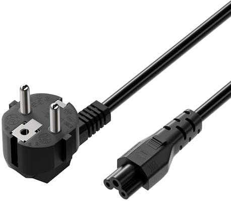 Schnellladekabel kompatibel mit Segway Ninebot Max G2 / G30 / G2E / G2D/ G3 | G30D / G30P / P65 / P100S, 3m 3-poliges Ersatzstromkabel, Mickey Mouse, Universal AC Kabel