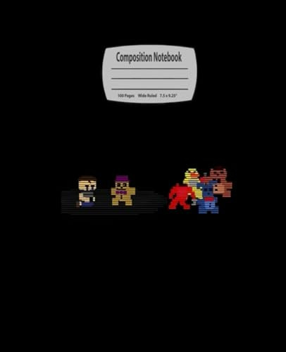 Composition Notebook: Creepy Animatronic, Wide Ruled, 7.5 x 9.25 inches, 100 Pages – Perfect for Fans, School, and Creative Writing