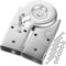 NUOBESTY Ladder Hinge Replacement Kit Durable Attic Ladder Attachment for Loft with High Strength Easy Installation