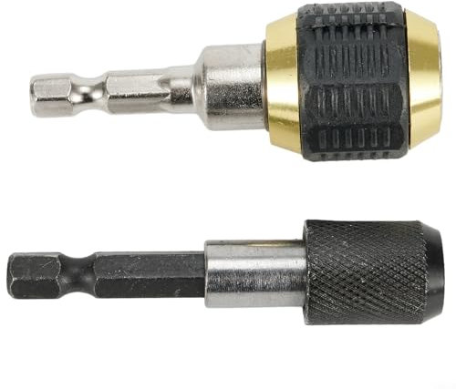 YJDOORPLAY Adattatore per mandrino per trapano a cambio rapido, in acciaio al carbonio, codolo esagonale, senza chiave, con impugnatura antiscivolo, per avvitatore a percussione, trapano elettrico, 60