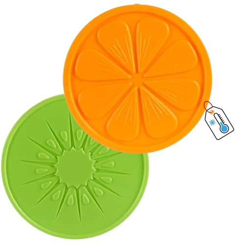 Andinus Set de Acumuladores de Frío en Forma de Frutas – Enfriadores Reutilizables para Nevera Portátil y Freezer – Regalo Original, Prácticos (80064-C)