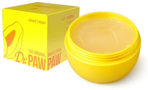 Dr.PAWPAW Original Miracle Multi-Purpose Balm 100ml | Natural Pawpaw, Aloe Vera, Olive Oil and Castor Oil Balm, Hydrates Lips, Skin, Hair and Nails, Vegan