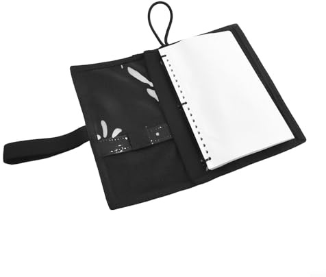 Honseadek Tauchnotizen für 50 Having Book Diving Having Page Notizbuch plus durchsichtige, undurchlässige Unterwasser-Papier-Nachfülltaschen (schwarz)