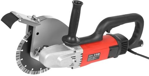 Elektrisch Betonsäge, Schneidekreissäge 2700W Hochleistungs-Kreissäge 68mm Schnitttiefe, Steinschneidemaschine 21cm Klingen-Durchmesser Steintrennsägen für Stein, Beton & Baustoffe