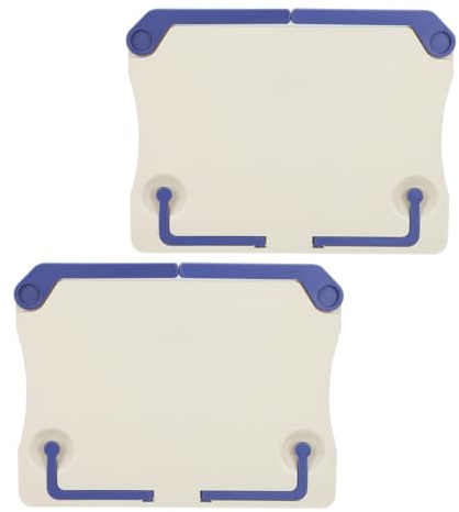 DECOMELODY 2 Stück Klappbarer Tisch-notenständer Faltbarer Musiknotenhalter für Klavier Gitarre Stabiler Desktop Buchhalter für Zuhause Studio und Bühnenauftritte