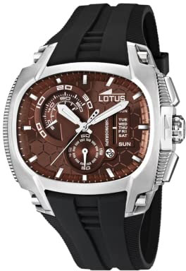 Lotus Tornado Montre Homme Analogique Quartz avec Bracelet Caoutchouc 15754/7