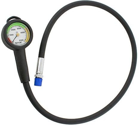 SEAC Compact PSI, scuba diving pressure gauge, dial scale 0-5000 psi