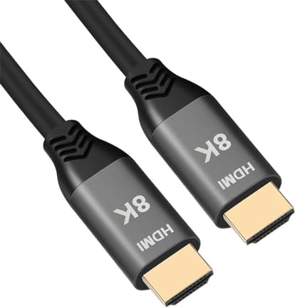 xiwai Cavo HDMI 2.1 Ultra HD UHD 8K 60hz 4K 120hz 48Gbs con Audio & Ethernet Cavo HDMI 1m-5m (2.0M) per Monitor