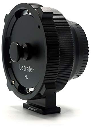 Letrater PL-FX cine - Adattatore convertitore per fotocamere Fujifilm X-Mount X-Pro1, X-E1, nero opaco
