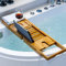 Estante de baño Multifuncional, Bandeja de baño, bambú Estante de Almacenamiento Colgante, Estante de Vidrio, bañera, Estante de Vidrio, guía telefónica