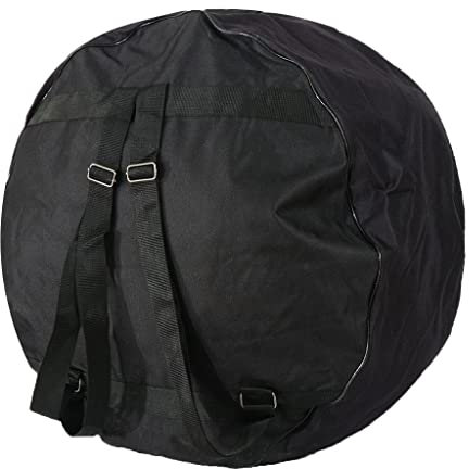 Tragbare Schwarze Bass Drum Tasche Aufbewahrungstasche für 22''24''25'' Bass Drum, 25 Zoll