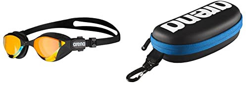 ARENA Cobra Tri Swipe Sporting_Goods Yellow Copper-Black One Size & Unisex Schwimmbrillenetui, Schwarz/Weiß/Royal, Einheitsgröße