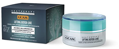 Guam, Seatherapy Anti-Falten Lifting Gesichtscreme, Antioxidans, Behandlung mit Hyaluronsäure und Guam Algen Bioaktivität Extrakt, Botox-ähnliche Wirkung, Made in Italy, 50ml Packung