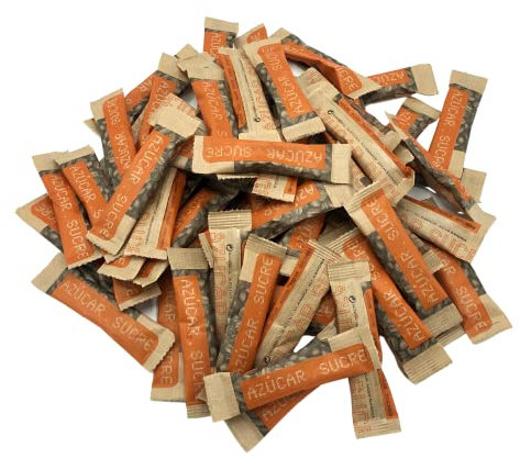 El Ático Sweet Brauner Zucker, 200 Zuckersticks 6 Gramm, Zucker Stick für Kaffee, 200 Stück