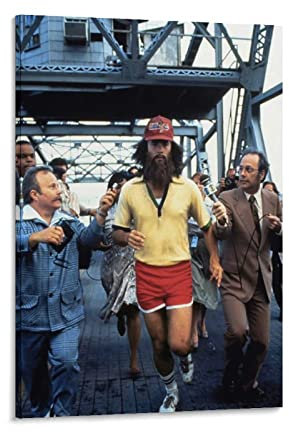 Forrest Gump Filmposter, dekoratives Gemälde, Leinwand, Wandkunst, Wohnzimmer, Poster, Schlafzimmer, Gemälde, 50 x 75 cm