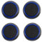 Pack of 4pc Blue Silicone Thumb Grip Stick Cap Cover Controller KeyCaps Grips For PS3, PS4,Xbox360, Xbox One & Xbox Series X (Black & Blue)