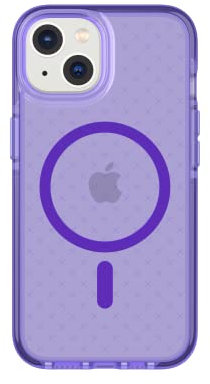 tech21 iPhone 14 Evo Check Compatible with MagSafe® – Shock-Absorbing & Slim Protective Phone Case with 16ft FlexShock Multi-Drop Protection & Extra Buttons