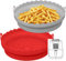 SIUDANGKA Silikon-Einlagen für Luftfritteuse von Ninja, Cosori, Gourmia, PowerXL, InstantPot, Fabuletta, Philips und die meisten 3 bis 7 QT Airfryer
