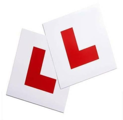 l PLATES MEGNATIC 2 PACK FOR LEARNING DRIVERS DVLA APPROVED SIZE EXTRA THICK STRONG PLATES NON SCRATCH WATERPROOF