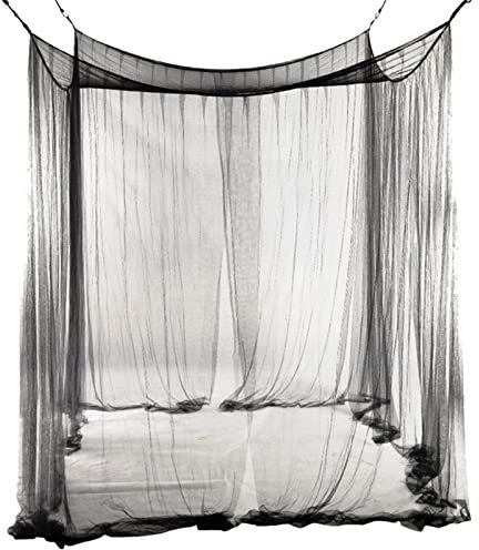 Moskitonetz für Betthimmel 4 Eckpfosten Vorhänge Bett Hängende Baldachin Bildschirm Netting Baldachin Vorhänge Bett Mesh für Erwachsene Schlafzimmer Garten Reisen Camping 190x210x240cm