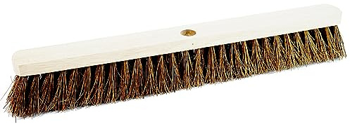 24 Stiff Bassine Bristles Broom Head Indoor Outdoor Sweeping Brush