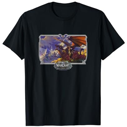 World of Warcraft Dragonflight Epic Vintage Group Shot T-Shirt