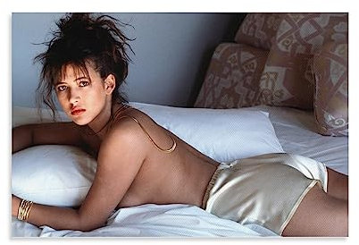 MEIYAN Französische Frauen Drehbuchautorinnen Sophie Marceau Poster4 Wandkunst Poster Drucke Wohnkultur Bild Leinwand Malerei Poster 60 x 90 cm