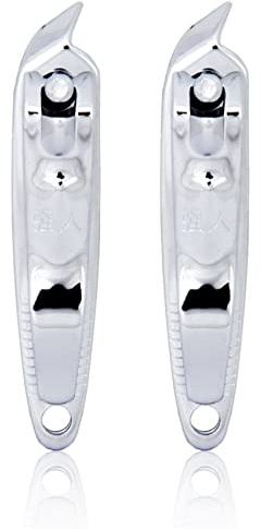CENMEN Lot de 2 coupe-ongles à bord incliné pour une paire de ciseaux et un orteil