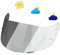 BSTOP Visiera fotocromatica per casco AGV K1S/K3SV/K5/K5S/K6/K6S Pista GPR/GPRR CORSA R Lens Viseira Capacete De Moto Parts (K1 trasparente)