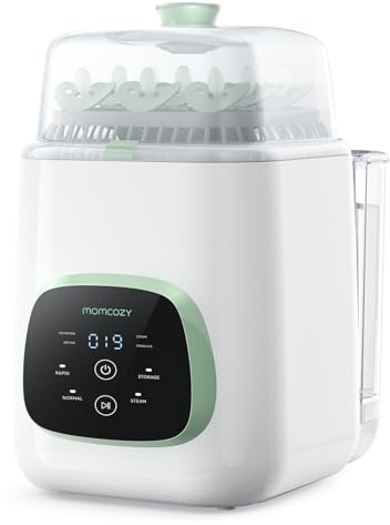 Momcozy KleanPal Pro Babyflaschenwascher, Sterilisator & Trockner – All-in-One Reinigungsmaschine für Flaschen, Pumpenteile & Baby Essentials – Zeitsparende & mühelose Pflege
