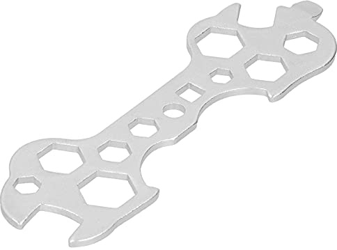 Topyond Multipurpose Bike Spanner Wrench, Stainless Steel Bike Porous