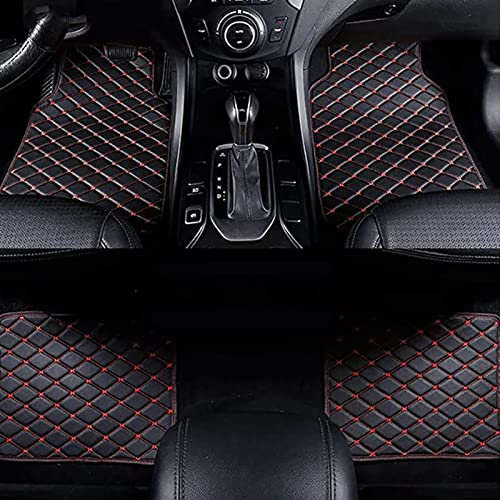 4 Stück Leder Auto Fussmatten Für Benz ML63 AMG W164 2005 2006 2007 2008 2009 2010, Anpassen Allwetter Vorne Hinten Teppiche Wasserdicht Anti-Rutsch Teppich Matten Set Innere ZubehöR