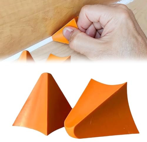 Silicone Seam Tools, 3 in 1 Silicone Caulking Tool, Silicone Applicator Tool, Caulk Smoothing Tool, Reusable Caulking Applicator Finishing Tool, 4/6/10/16mm Calking Tool for Kitchen, Bathroom (2PCS)